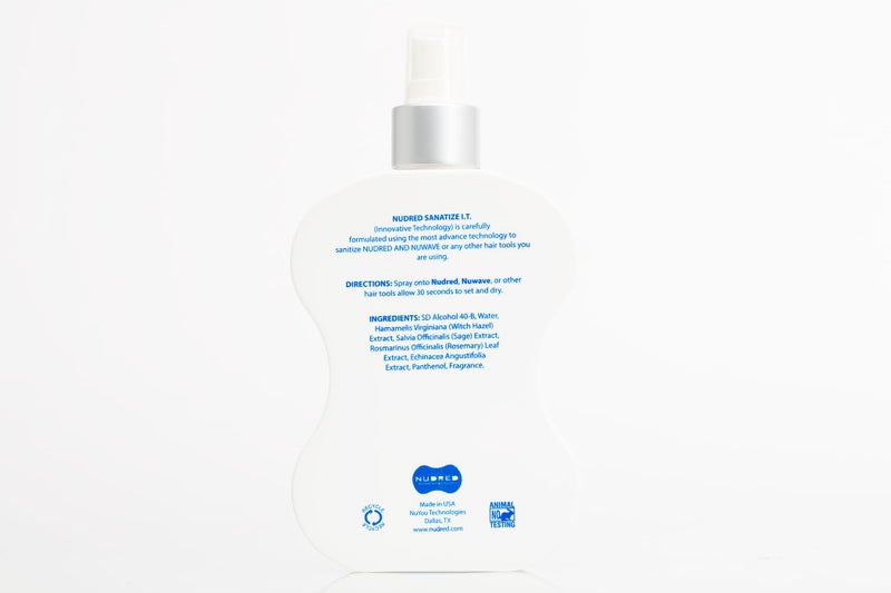 Nudred Sanitize I.T. Formula, Hair Sponge Sanitizer, Hair Care Tool Solution, Sponge Hair Brush Cleaner, Sanitizer for Coil, Curl, Twist & Dreadlock Sponge, Salon & Barber Shop Accessories, 8 Oz - Image 5